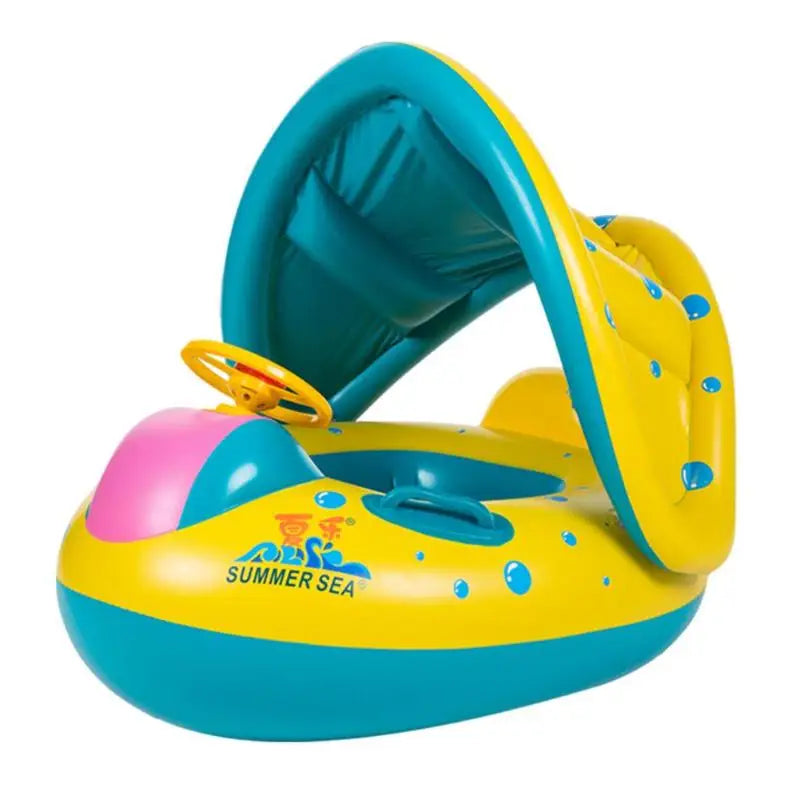 Summer Baby Swimming Pool Inflatable Swim Float Water Fun Pool Toys Swim Ring Seat Boat Kids Water Sport Swimming Ring