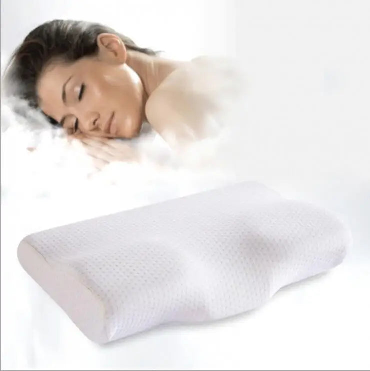 Butterfly design Memory Pillow Neck protection Slow Rebound Memory Foam Pillow Health Care Cervical Orthopedic Neck Foam Pillows