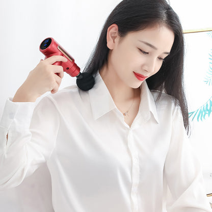 MINI fascia gun ladies creative pocket machine portable meridian massager electric health equipment mini fascia gun