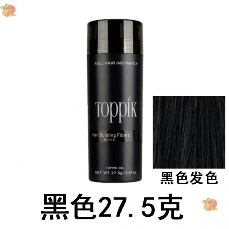 American top hair growth thickening hair men and women hairline replacement spray hair fiber powder cover sparse