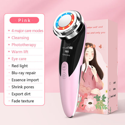 Beauty instrument cleansing face photon massage instrument lifting EMS skin rejuvenation face wash cleansing instrument warm export and import instrument