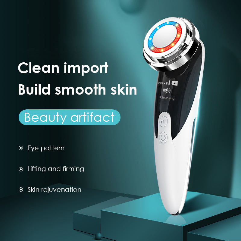 Beauty instrument cleansing face photon massage instrument lifting EMS skin rejuvenation face wash cleansing instrument warm export and import instrument