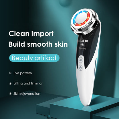 Beauty instrument cleansing face photon massage instrument lifting EMS skin rejuvenation face wash cleansing instrument warm export and import instrument