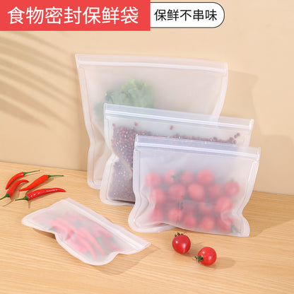 EVA food preservation bag refrigerator food storage bag fruit vegetable food sealable bag reusable