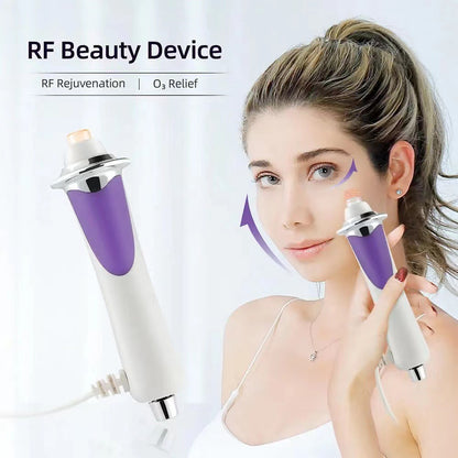 New electronic radio frequency beauty instrument facial negative ion electric wave red light wrinkle removal radio frequency instrument beauty instrument acne removal stick