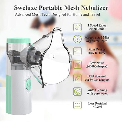 Cross-border export nebulizer atomizer children's micro-grid ultrasonic medical grade handheld atomizer home