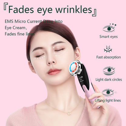 Beauty instrument cleansing face photon massage instrument lifting EMS skin rejuvenation face wash cleansing instrument warm export and import instrument