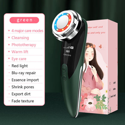 Beauty instrument cleansing face photon massage instrument lifting EMS skin rejuvenation face wash cleansing instrument warm export and import instrument