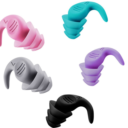 Cross-border new soundproof earplugs silicone mute earplugs anti-noise sleep noise reduction earplugs dormitory nap soft silicone earplugs