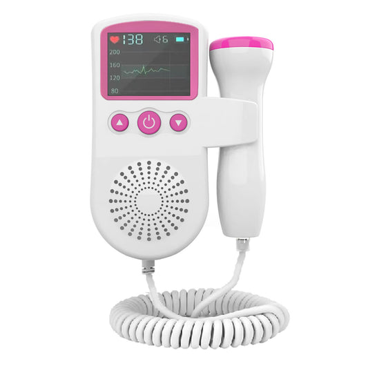 Dr. Youwen fetal heart rate monitor fetal heart rate monitor home Doppler pregnant women listening to fetal heart rate English foreign trade cross-border