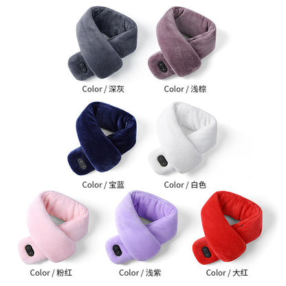 Cross-border electric heating scarf carbon fiber heating scarf smart electric heating scarf for men and women heating and warming cervical vertebra wholesale