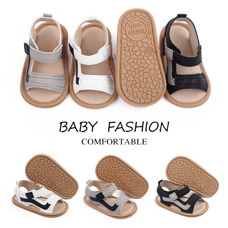 Summer baby sandals 0-12 months baby indoor rubber sole breathable toddler shoes baby shoes 2795