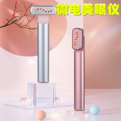 Eye Beauty Instrument Rotatable EMS Hot Compress Beauty Instrument Vibration Lifting Fairy Stick Red Light Rejuvenation Importing Instrument Factory