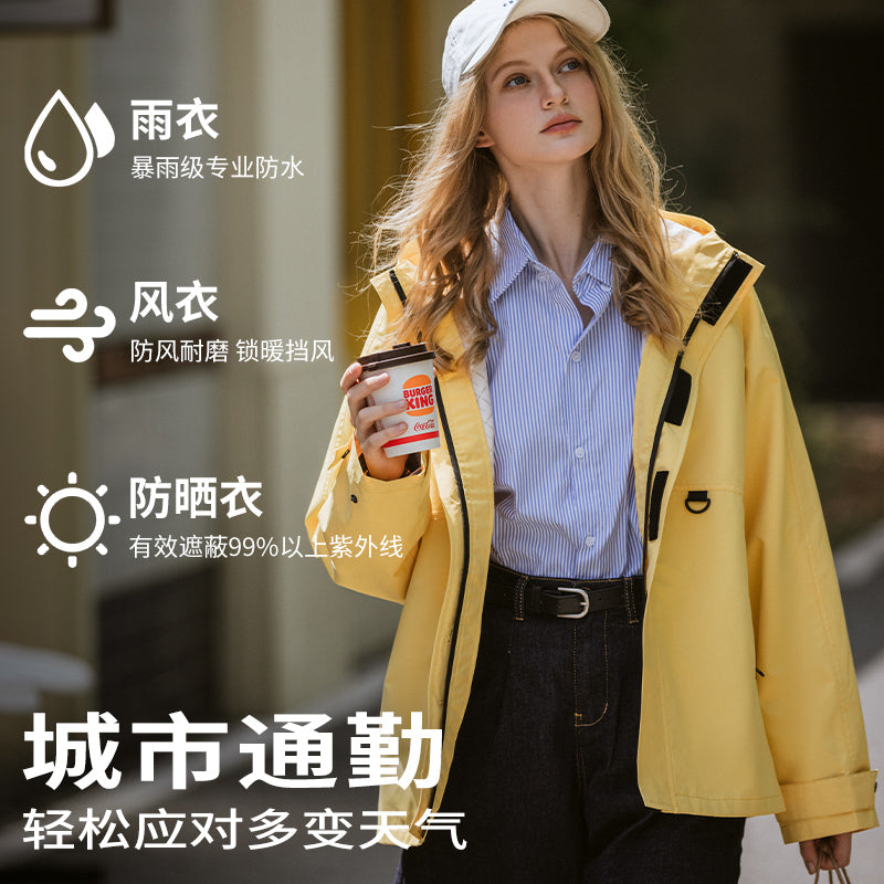 Raincoat for women, adult motorcycle rainproof raincoat, rain pants, split outdoor fashion electric car riding rainproof clothing