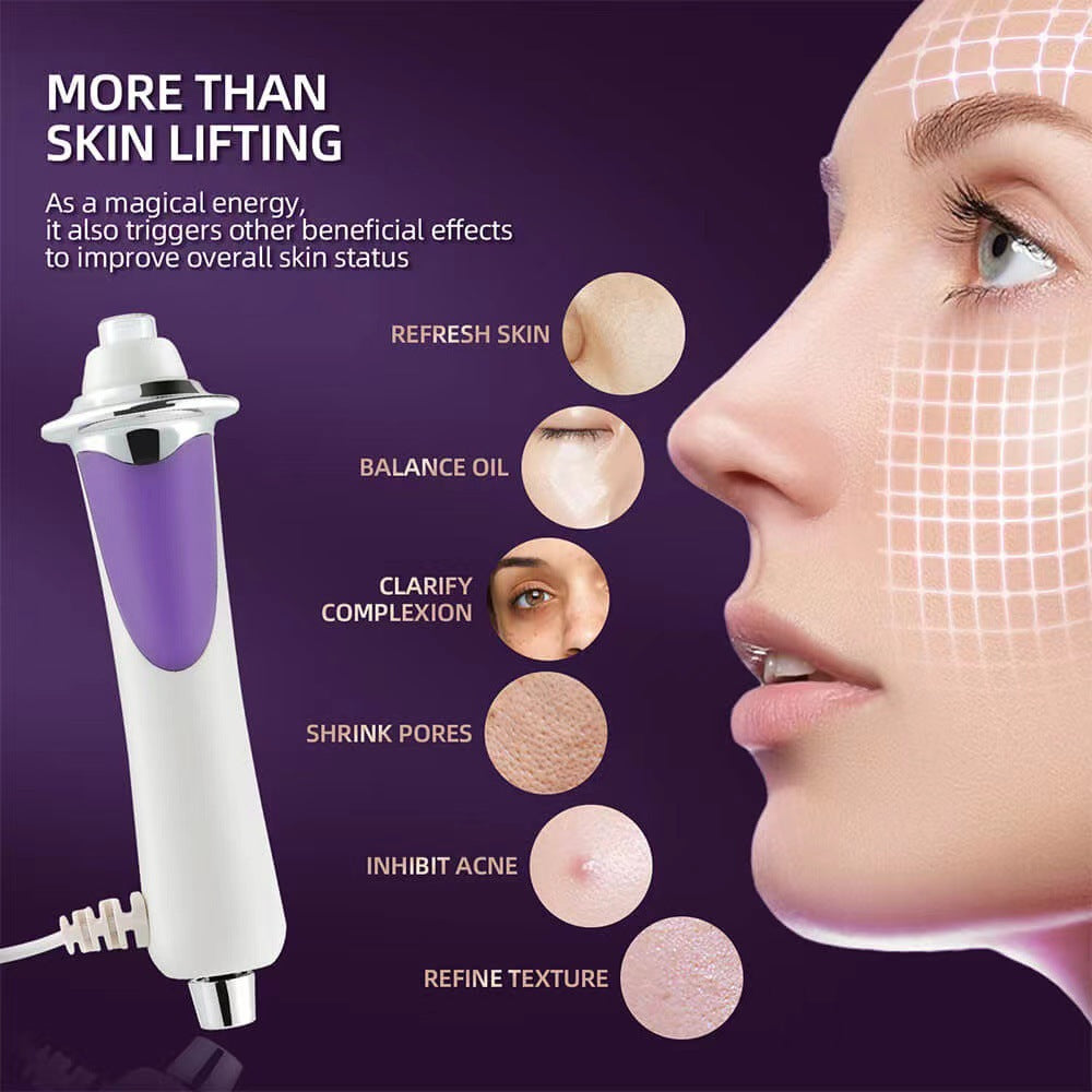 New electronic radio frequency beauty instrument facial negative ion electric wave red light wrinkle removal radio frequency instrument beauty instrument acne removal stick